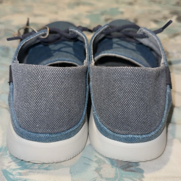 New Chaco Chillos Blue Canvas Slip on Sneakers Women’s 10 BNWT - Picture 16 of 16